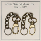 Charm Chain With Lobster Lock - 10 cm