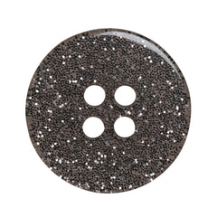 Glitter Buttons – Black - Multiple sizes