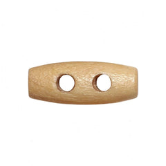 Oblong Wooden Buttons Mini - 20 mm