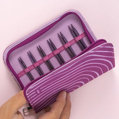 Betula Short Interchangeable Circular Needle Set Essential - Mulberry