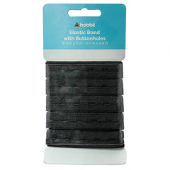 Elastic Band with Buttonholes
