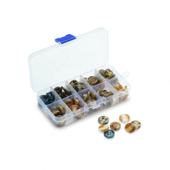 Buttons in a Box - Brown