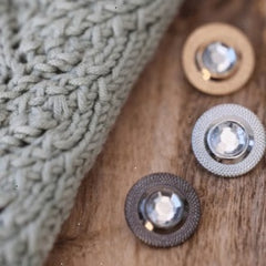 Bling Buttons - 17 mm - 4 pieces