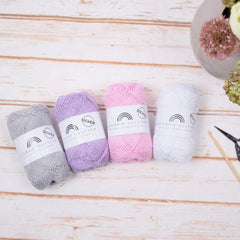 Rainbow 8/4 Glitter Silver