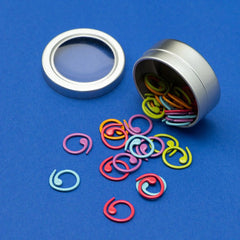 Metal Stitch Markers - Spiral