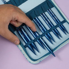 Stellar Interchangeable Circular Needle Set Deluxe - Sapphire