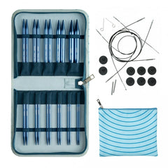 Stellar Interchangeable Circular Needle Set Deluxe - Sapphire