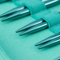 Stellar Mini Interchangeable Circular Needle Set - Emerald