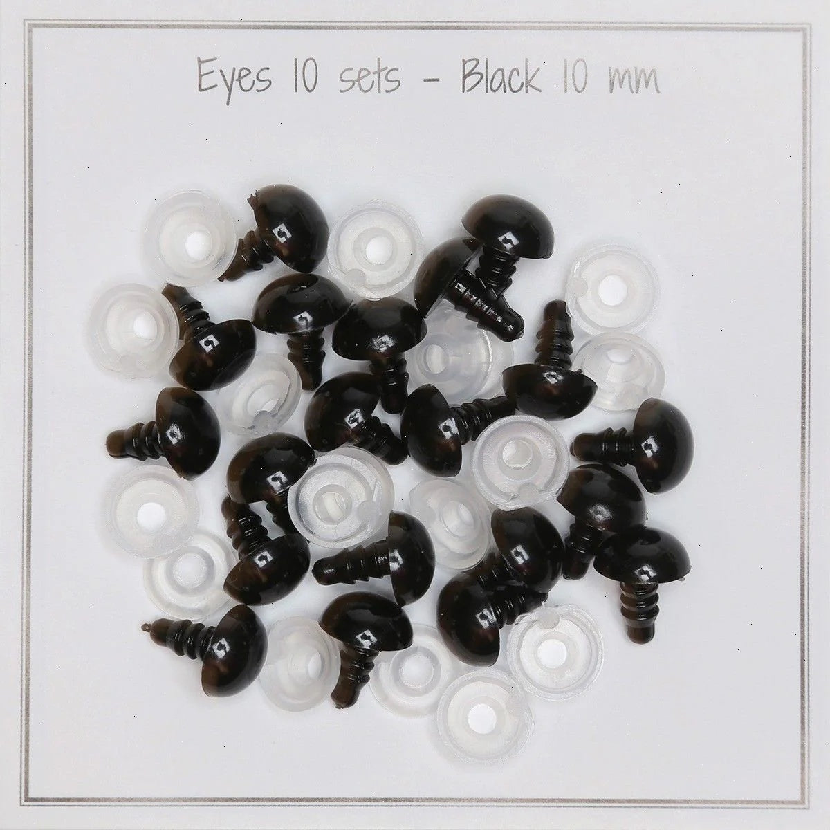 Safety eyes - 10 mm (0.39 in)