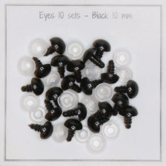 Safety eyes - 10 mm (0.39 in)