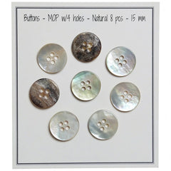 Buttons - Mother-of-pearl – Natural