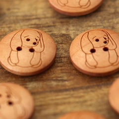 Animal buttons - 17 mm