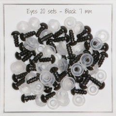 Safety eyes - 7 mm (0.28 in)