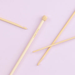 Bamboo Tunisian Crochet Hook Set - 25 cm (9.8 in)