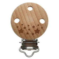 Suspender Clip w/holes - Round