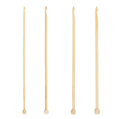 Bamboo Tunisian Crochet Hook Set - 25 cm (9.8 in)