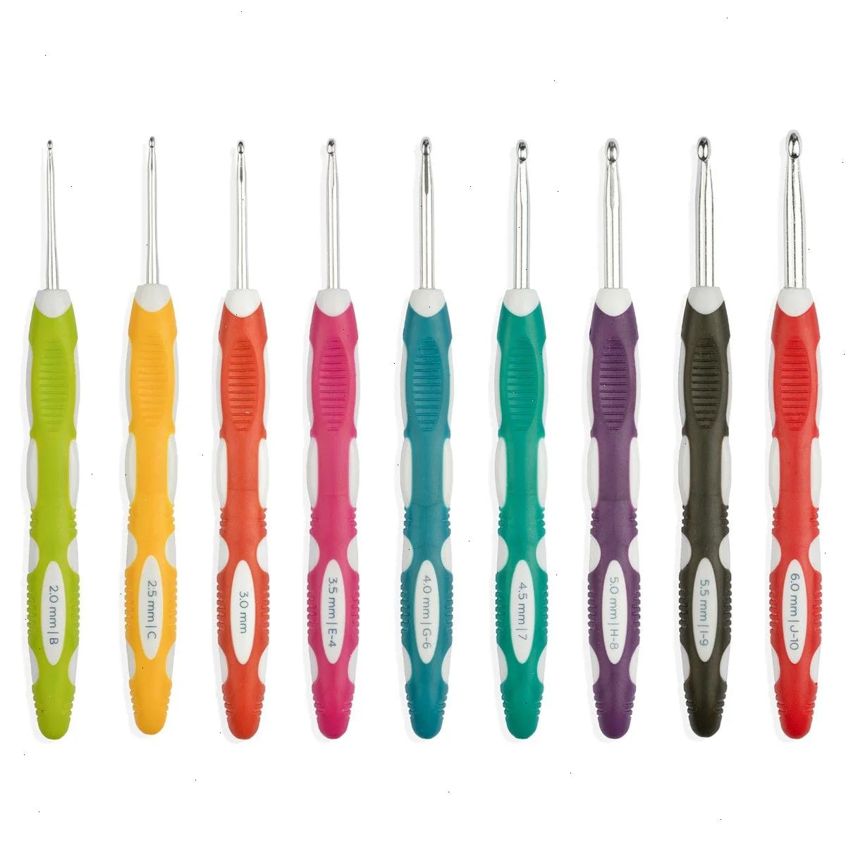 Duo Touch Crochet Hook set - 9 sizes