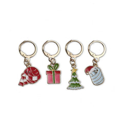 Christmas Stitch Markers - Yarniis
