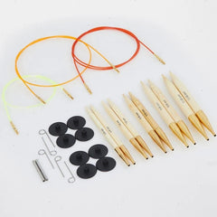 Bamboo Interchangeable Circular Needle Set - Thick Needles
