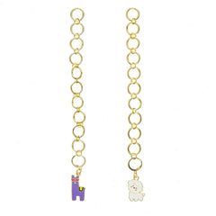 Row Counter Chain with Pendant - 10 rings