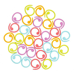 Metal Stitch Markers - Spiral