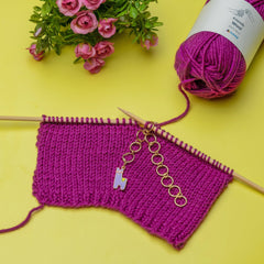 Row Counter Chain with Pendant - 10 rings